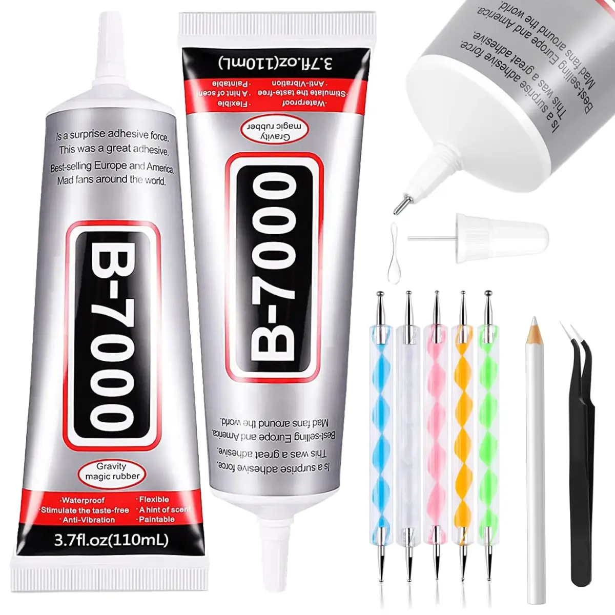 FITTDYHE B7000 Adhesive Glue 220ml (7.4 Fl Oz) | Professional Grade for Crafts & Jewelry Making - main product image