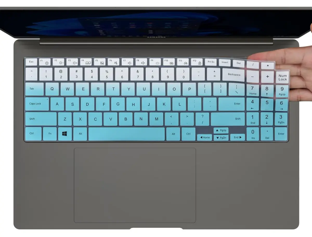 CaseBuy Ombre Mint Keyboard Cover for Samsung Galaxy Book 5/4/3 15.6" & 16" | US Keyboard Layout Protector - main product image
