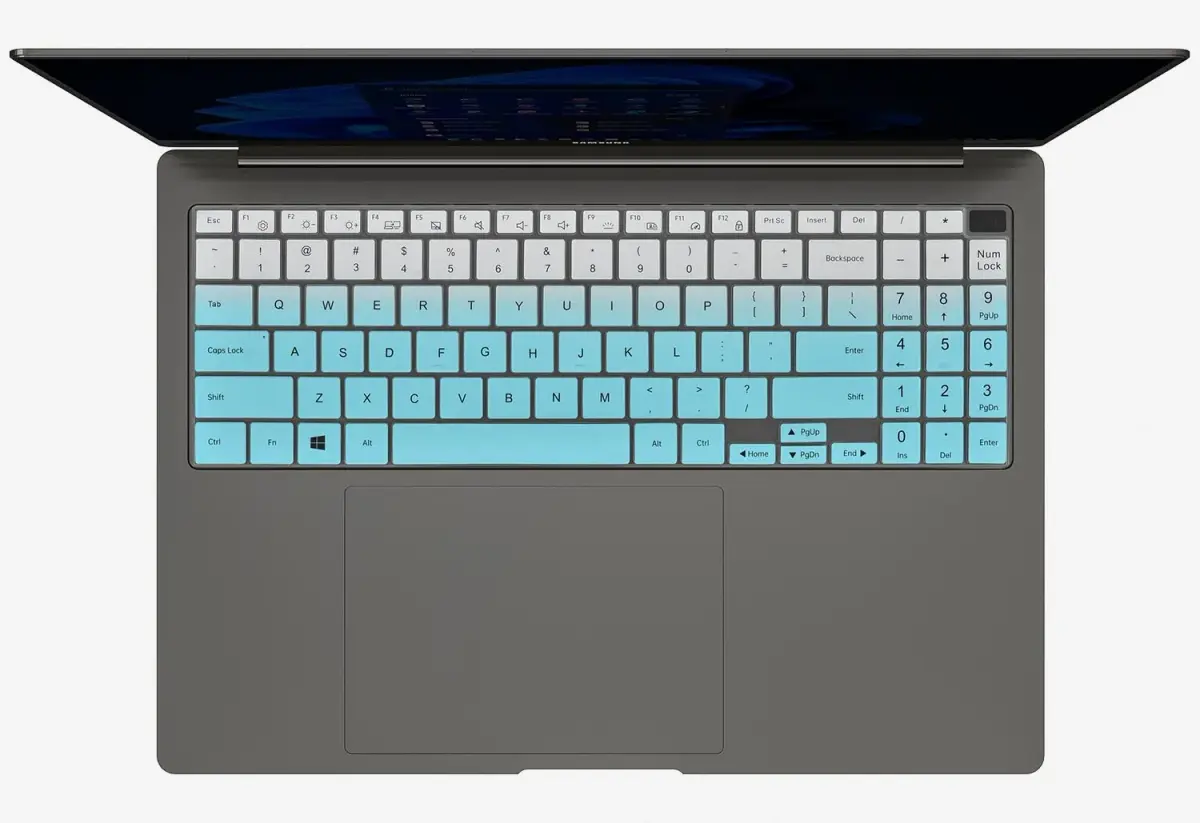 CaseBuy Ombre Mint Keyboard Cover for Samsung Galaxy Book 5/4/3 15.6" & 16" | US Keyboard Layout Protector - view 8