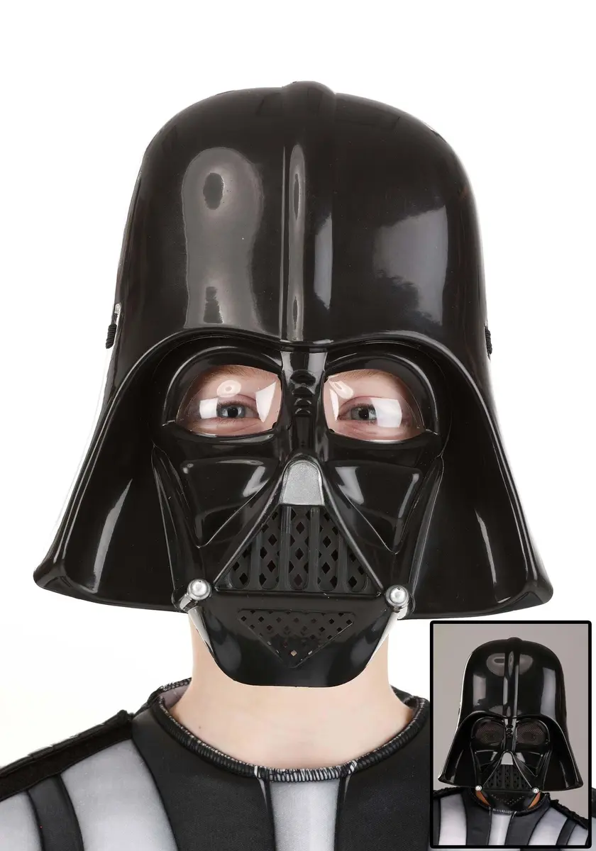 Jazwares Star Wars Darth Vader Child Mask | Officially Licensed Halloween Costume Helmet Accessory - view 2