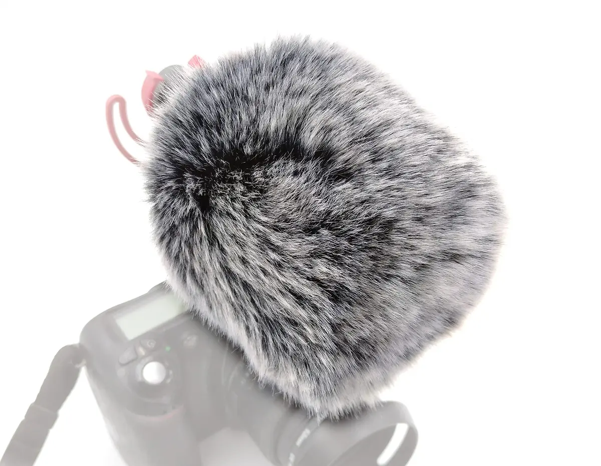 YH&YX Fur Windscreen Wind Shield for Rode VideoMic GO II 2 VMGOII | Deadcat Microphone Cover - view 5
