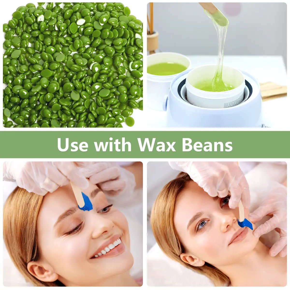 JANYUN 200 Pcs Wooden Waxing Sticks Applicator Slanted Handle | Precise Application for Eyebrows, Bikini, Face - view 5