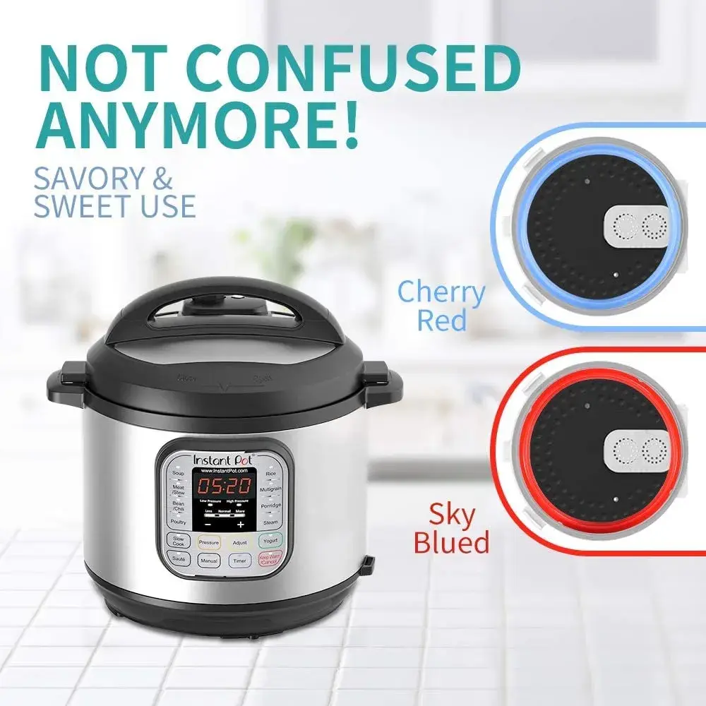 ZoneFly Silicone Sealing Ring for 3 Qt Instant Pot - 2 Pack | Fits Duo, Mini, Lux, Ultra Models - view 5