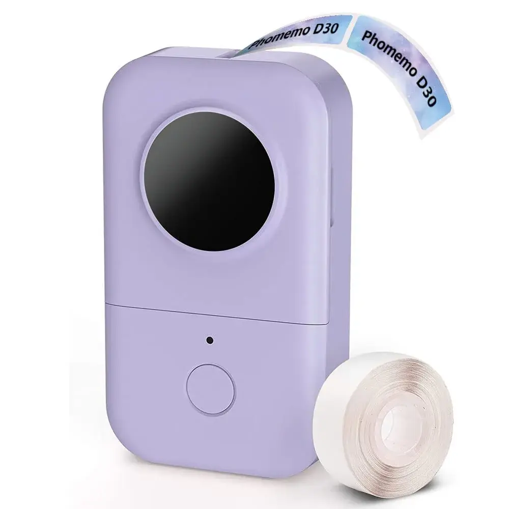 Phomemo D30 Portable Thermal Label Printer Machine with Bluetooth | 203dpi Monochrome - main product image