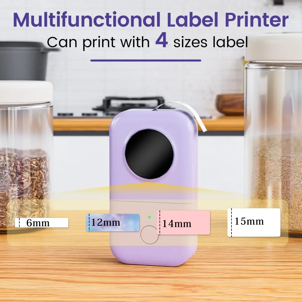 Phomemo D30 Portable Thermal Label Printer Machine with Bluetooth | 203dpi Monochrome - view 7