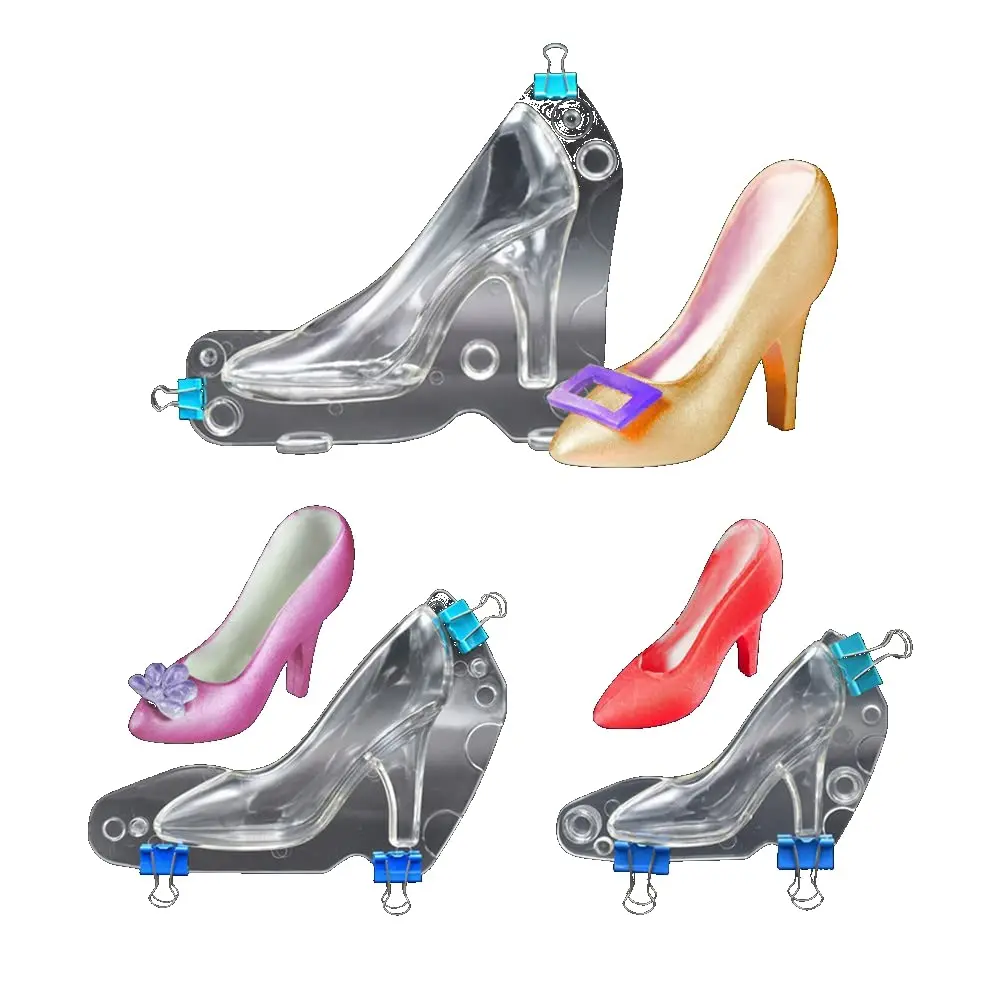 TUKE High Heel Shoe Chocolate Mold | 2 Cavities, 17.3cm (6.8 inch) | Professional Polycarbonate Candy Making - view 10