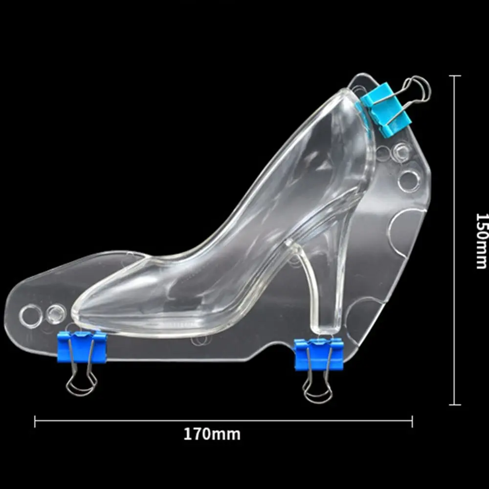 TUKE High Heel Shoe Chocolate Mold | 2 Cavities, 17.3cm (6.8 inch) | Professional Polycarbonate Candy Making - view 2