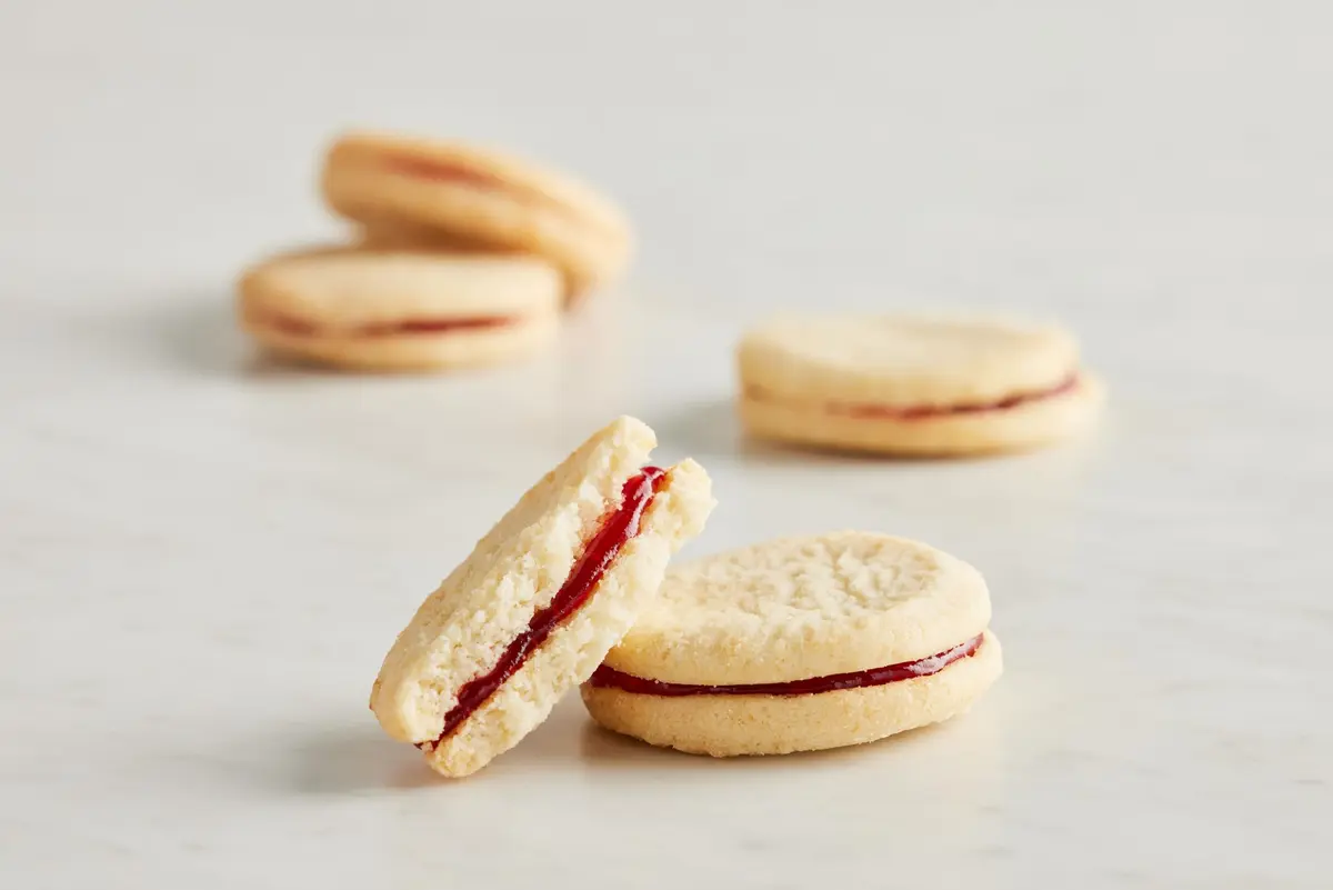 Harry & David Raspberry Galette Cookie Tub, 24 Cookies | Gourmet Butter Cookies with Raspberry Filling, Great for All Occasions - view 2