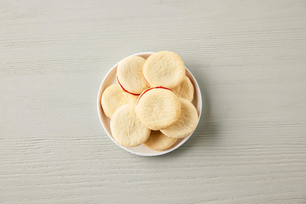Harry & David Raspberry Galette Cookie Tub, 24 Cookies | Gourmet Butter Cookies with Raspberry Filling, Great for All Occasions - view 3