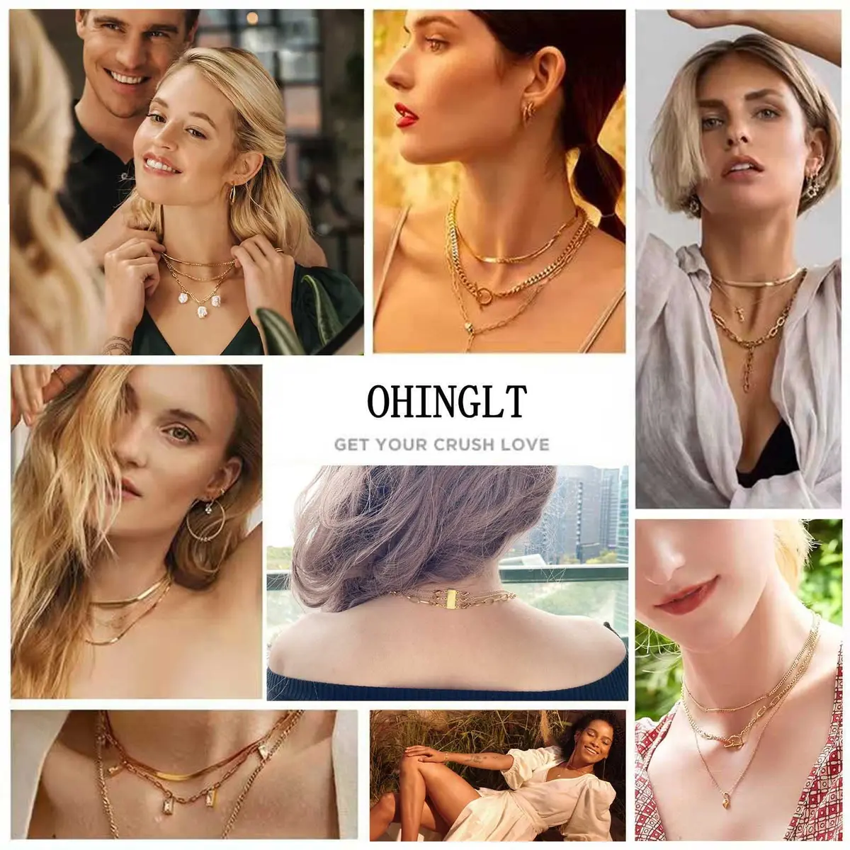 OHINGLT Magnetic Necklace Layering Clasps 2-Pack (0.59 in & 0.79 in) | Easy Slide Lock Connector for Multi-Strand Chains - view 5