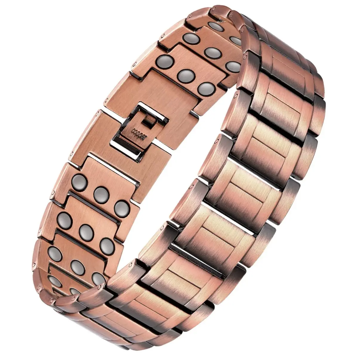 Feraco Pure Copper Magnetic Bracelet for Men | 23cm (9.05") - main product image