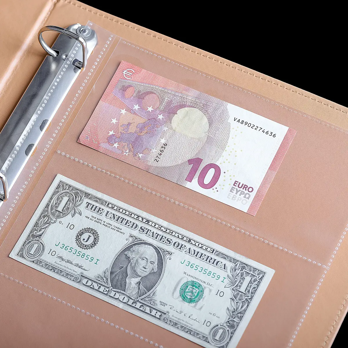 Uncle Paul Currency Pages for Paper Money Collection, 100 Sheets, 3 Pockets | Safe, PP Material, Suitable for Banknotes & Collectibles - view 6