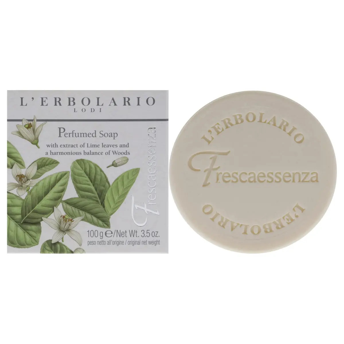 L'Erbolario Perfumed Body & Hand Soap Bar 3.5 oz | Moisturizing & Nourishing with Natural Extracts - main product image