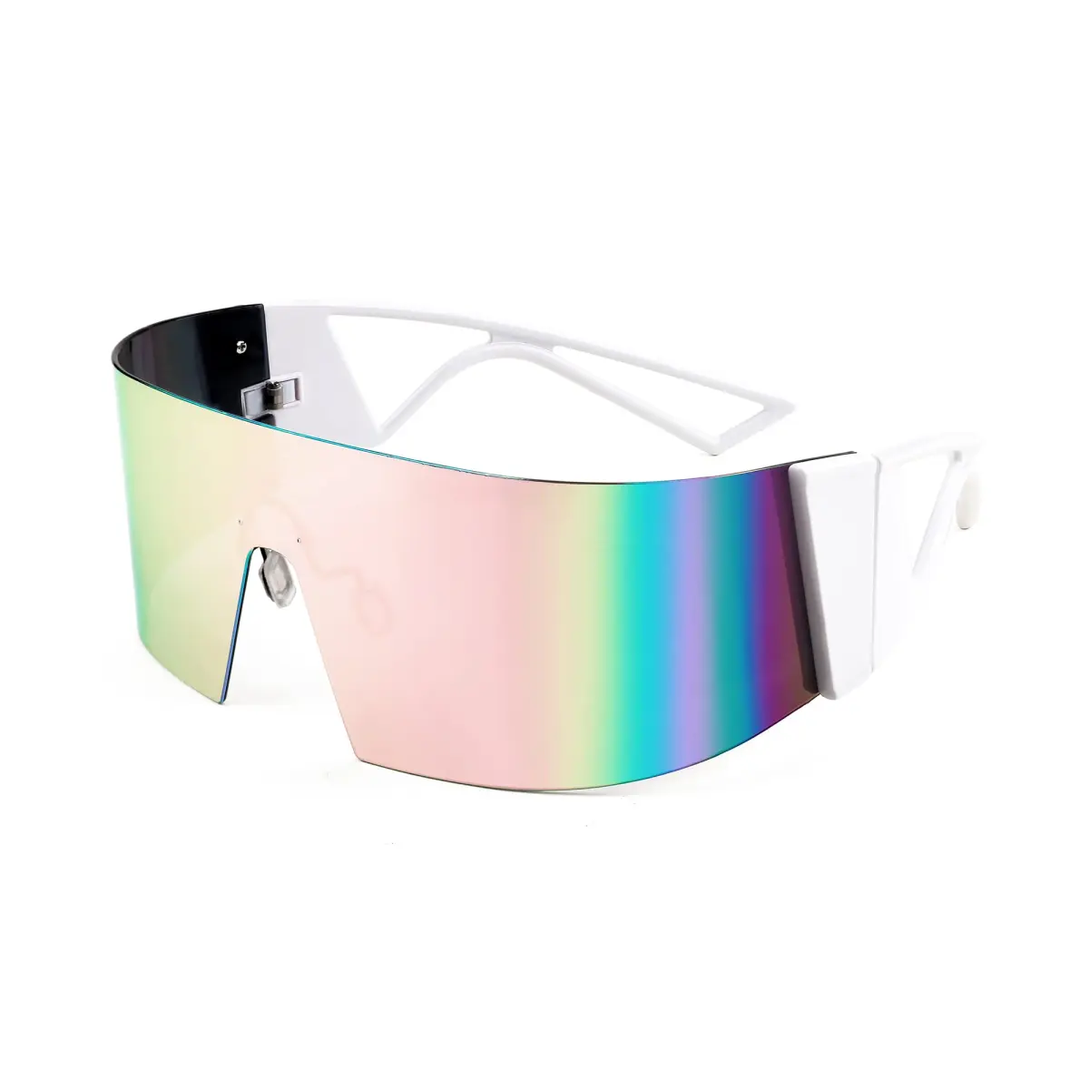 FEISEDY Futuristic Cyclops Visor Sunglasses for Men & Women | 70mm (2.76") Lens Width - main product image