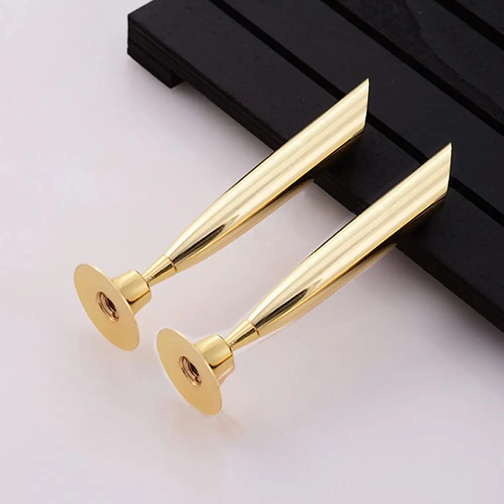 luzen 4pcs Desktop Pen Holder Metal Swivel Stand with Single Pen Display Gold Silver Home Office - view 2