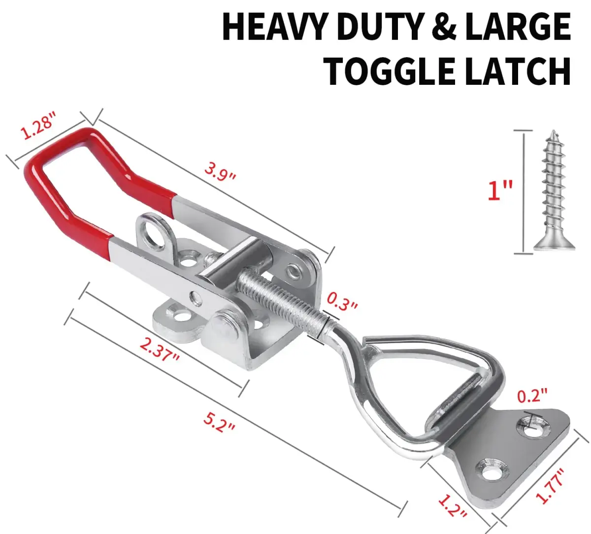 Vicuna R 4003 Heavy Duty Toggle Latch Clamp 2 Pack | 1320 Lbs Holding Capacity - view 5