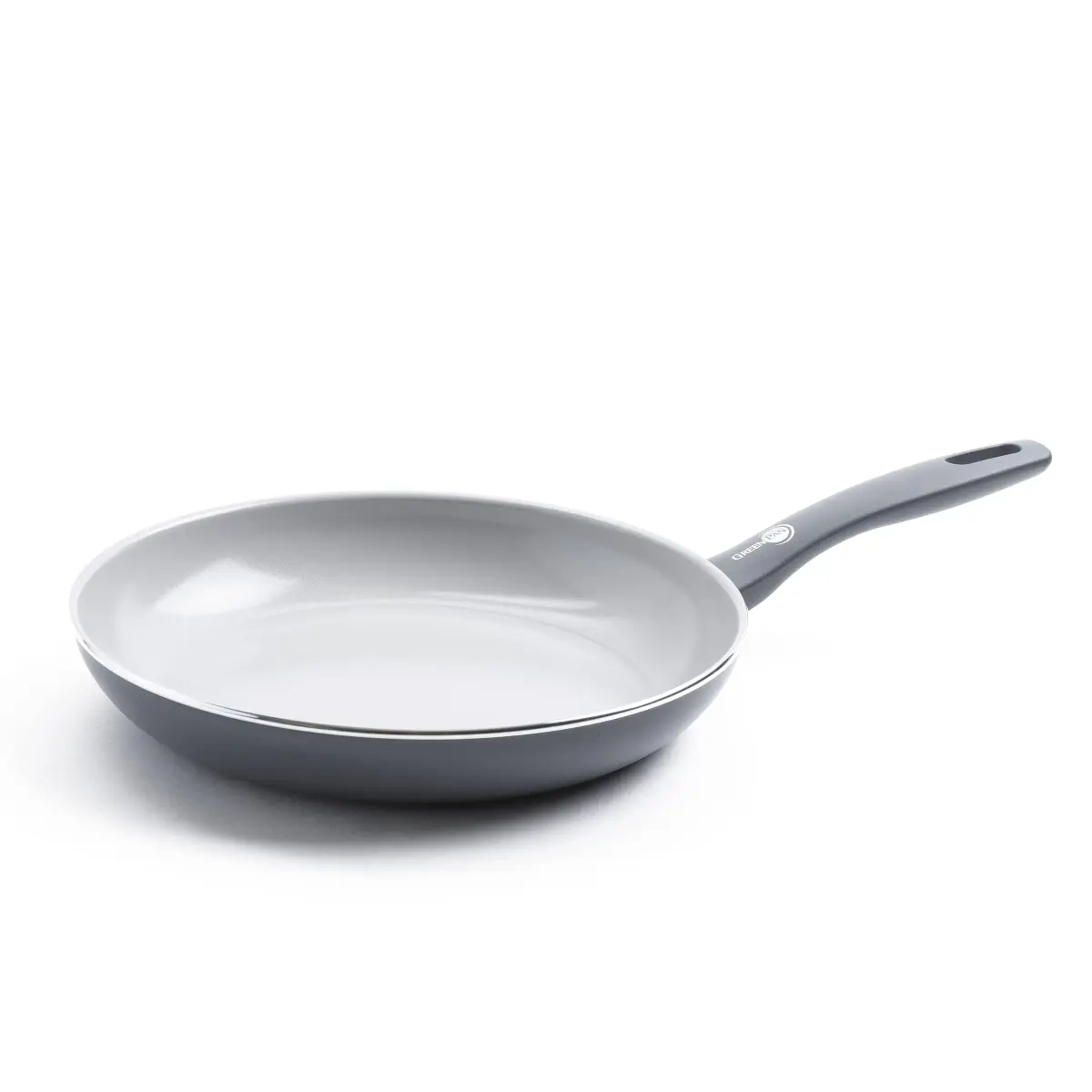 GreenPan Dover 12-inch Frying Pan Skillet with Ceramic Nonstick | 30 cm (12") Diameter, Grey - main product image