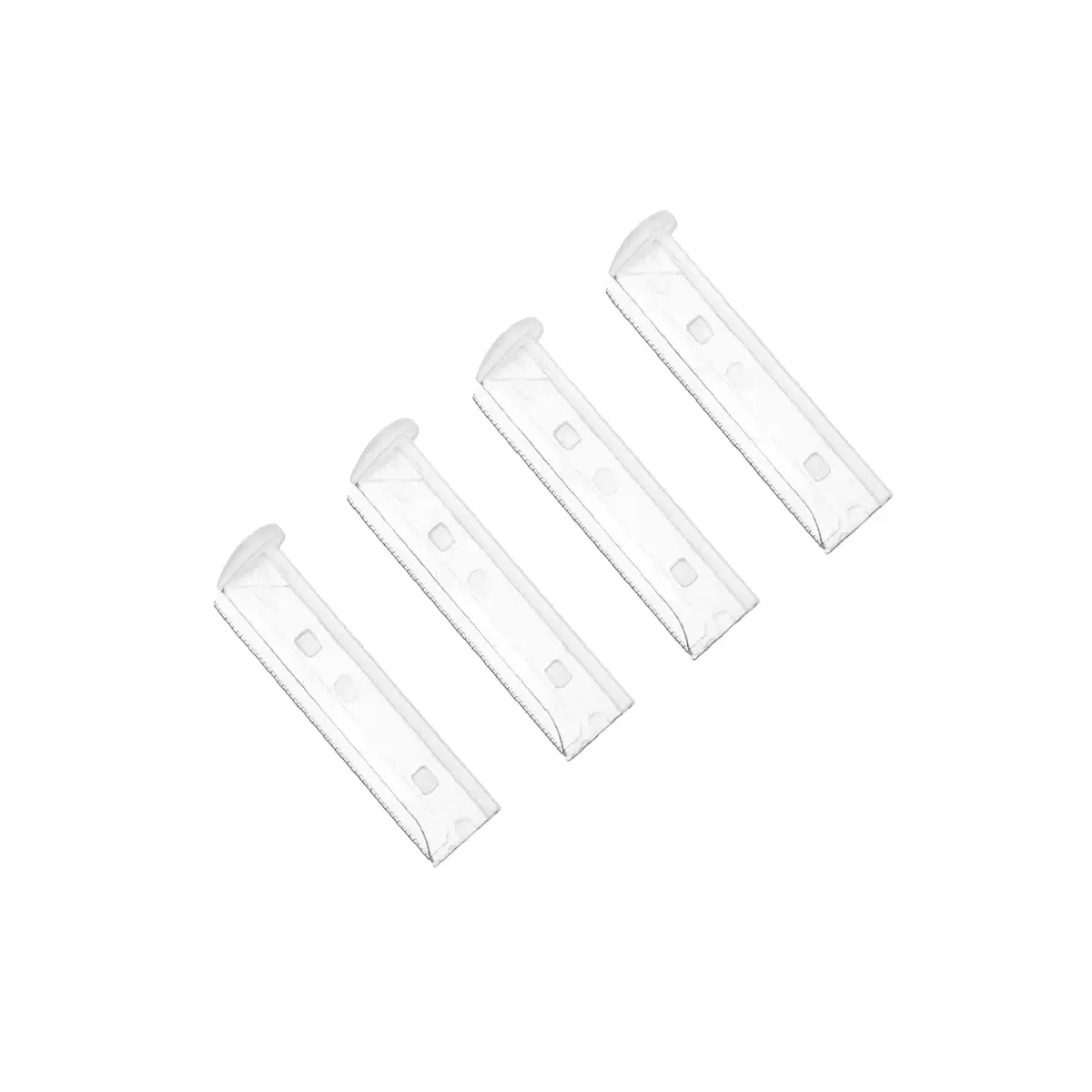 Tweezerman Facial Razor Replacement Blades 4 Count | Dermaplaning Blades for Peach Fuzz Removal - main product image