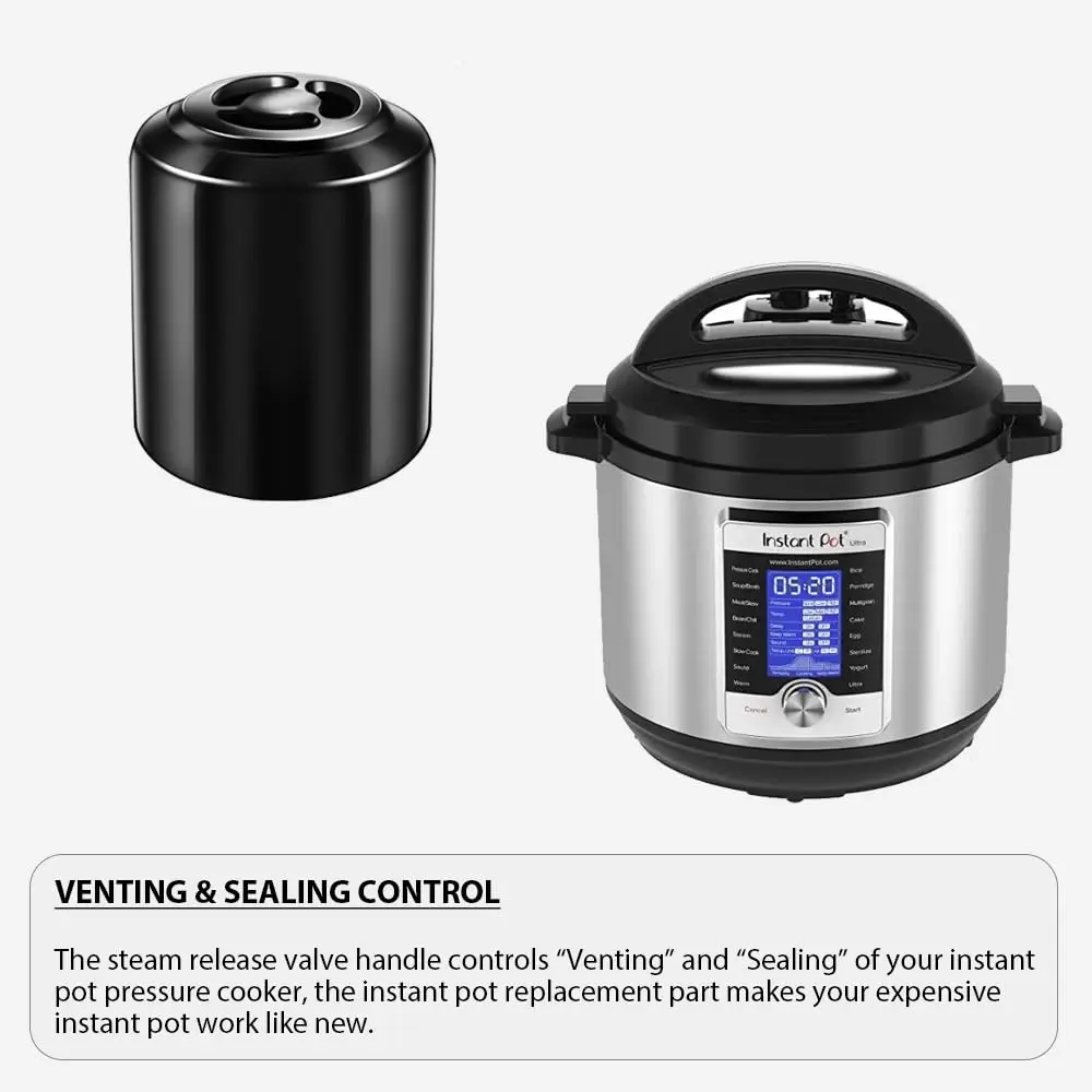 SENLIXIN Steam Release Valve Handle for Instant Pot 8 Qt & 6 Qt | High-Temp Durable Plastic - view 6