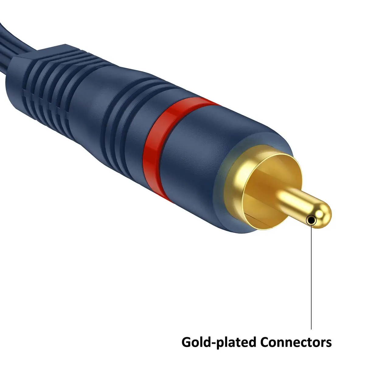 DteeDck RCA Splitter - 1 Female to 2 Male | Durable 8 Inch Audio Video Adapter - view 5