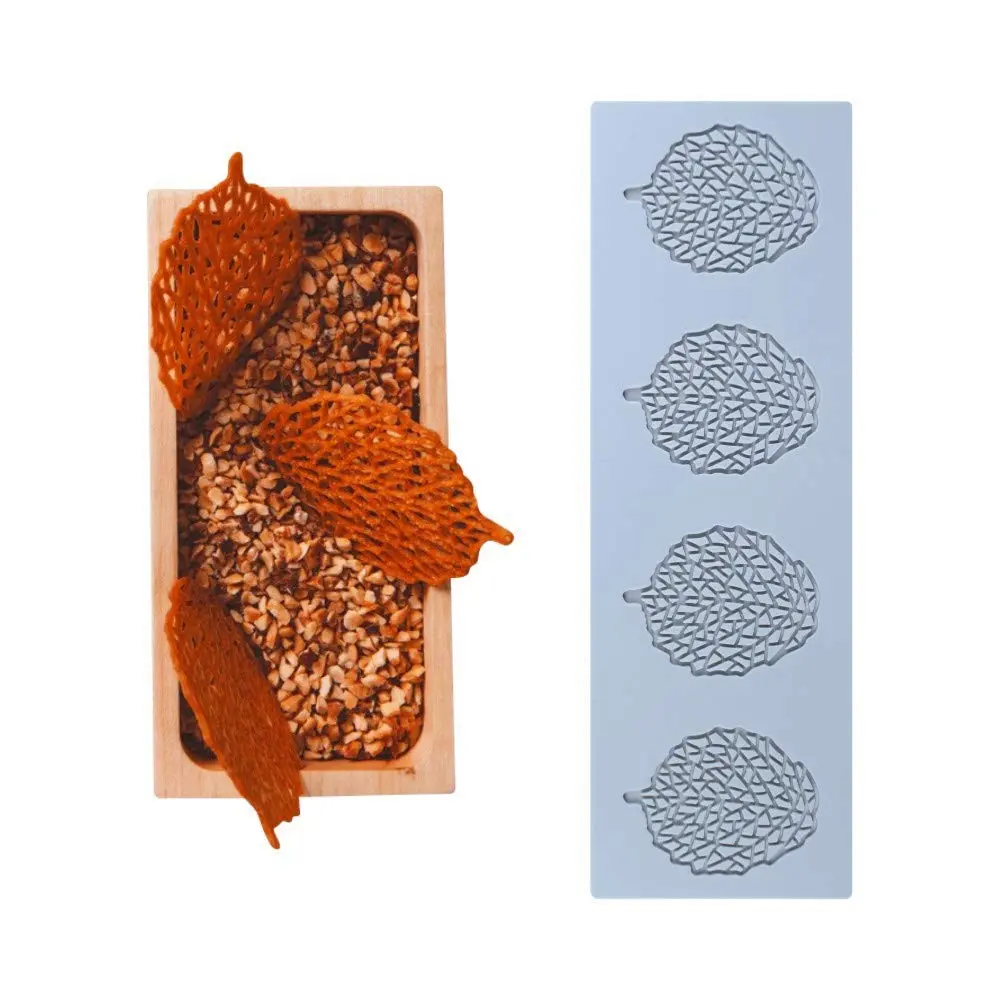 TUKE 3D Hollow Leaf Silicone Mold 29.9 cm (11.76 inch) | Food Grade Baking Chocolate Candy Lace Mould - view 5