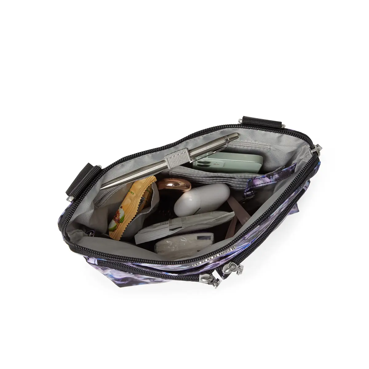 Baggallini Women's Horizon Crossbody 10x10.5" Water-Resistant Nylon Bag with RFID Wristlet - view 5