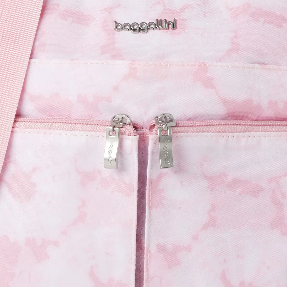 Baggallini Women's Horizon Crossbody Bag 10x10.5" Pink Tie-dye | Water-Resistant Nylon for Women - view 6