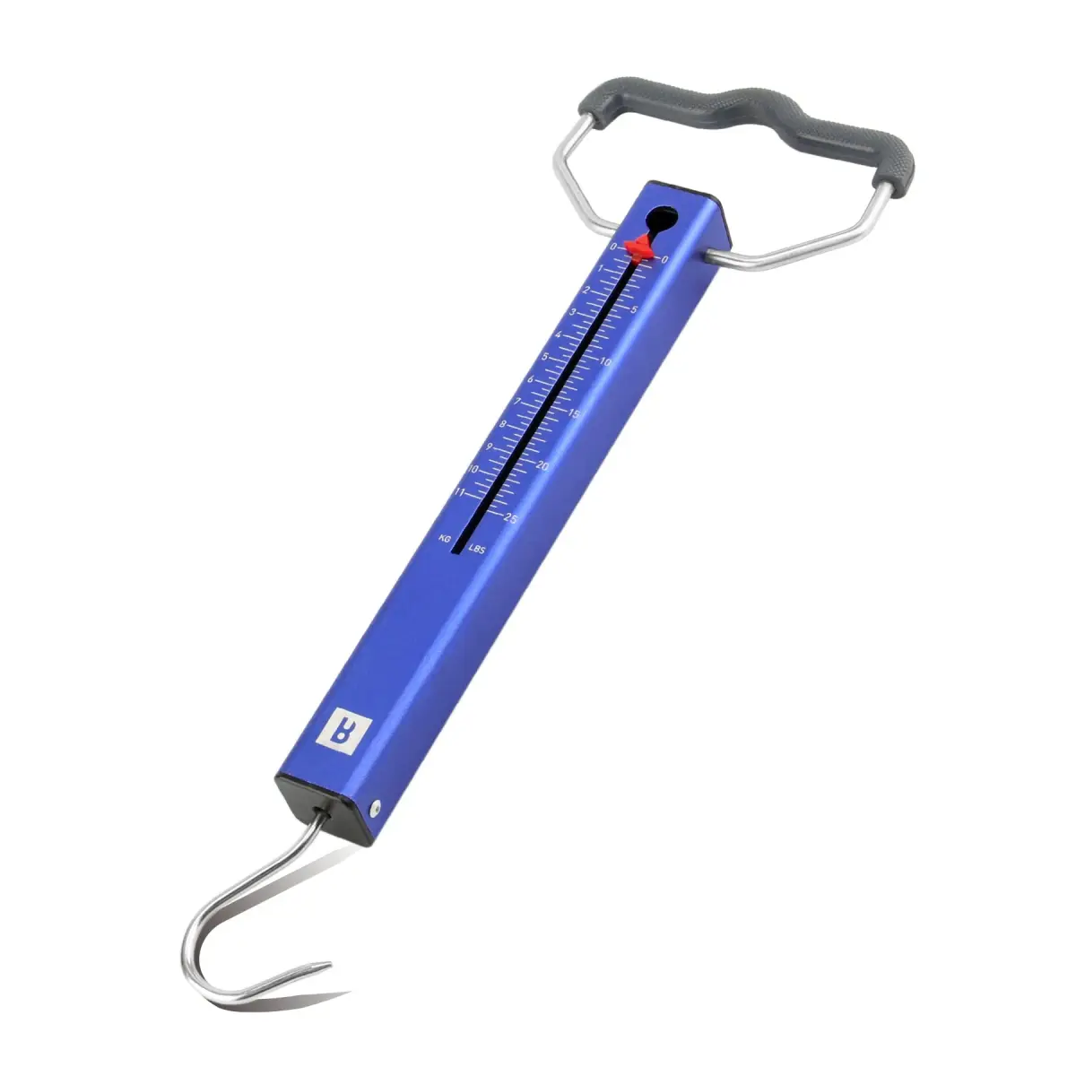 Booms Fishing TS2 Aluminum Tube Fish Scale 11.3 kg (25 lbs) | Easy Read Spring Scale for Luggage & Fish - main product image