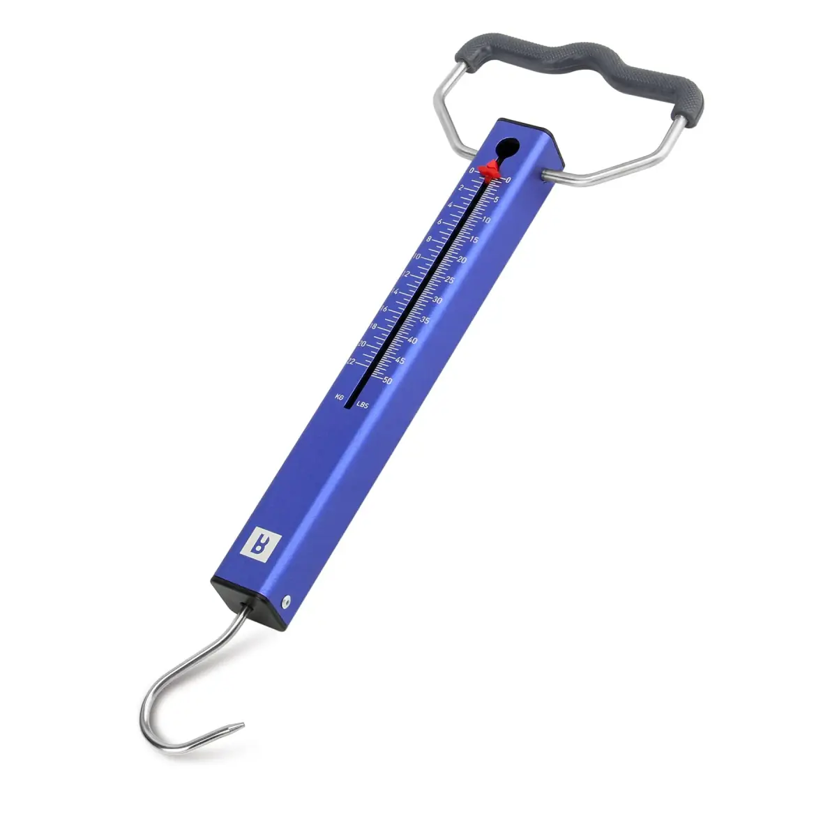 Booms Fishing TS2 Aluminum Tube Fish Scale 25kg (55 lbs) | Easy Read Hanging Scale for Luggage & Rigs - main product image