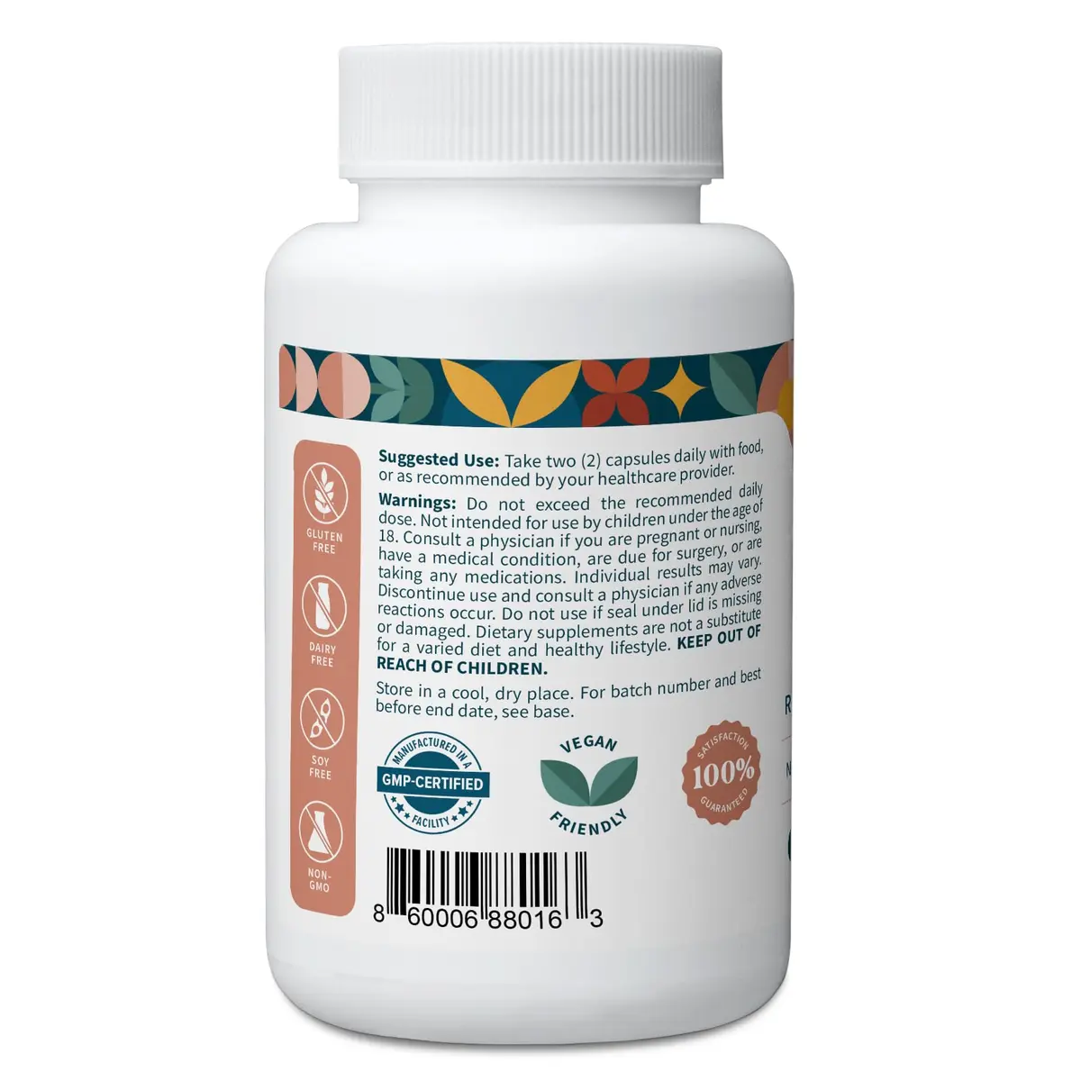 Pattern Wellness Maca Root Supplement – 60 Vegan, Non-GMO Capsules | Supports Energy & Balance - view 2