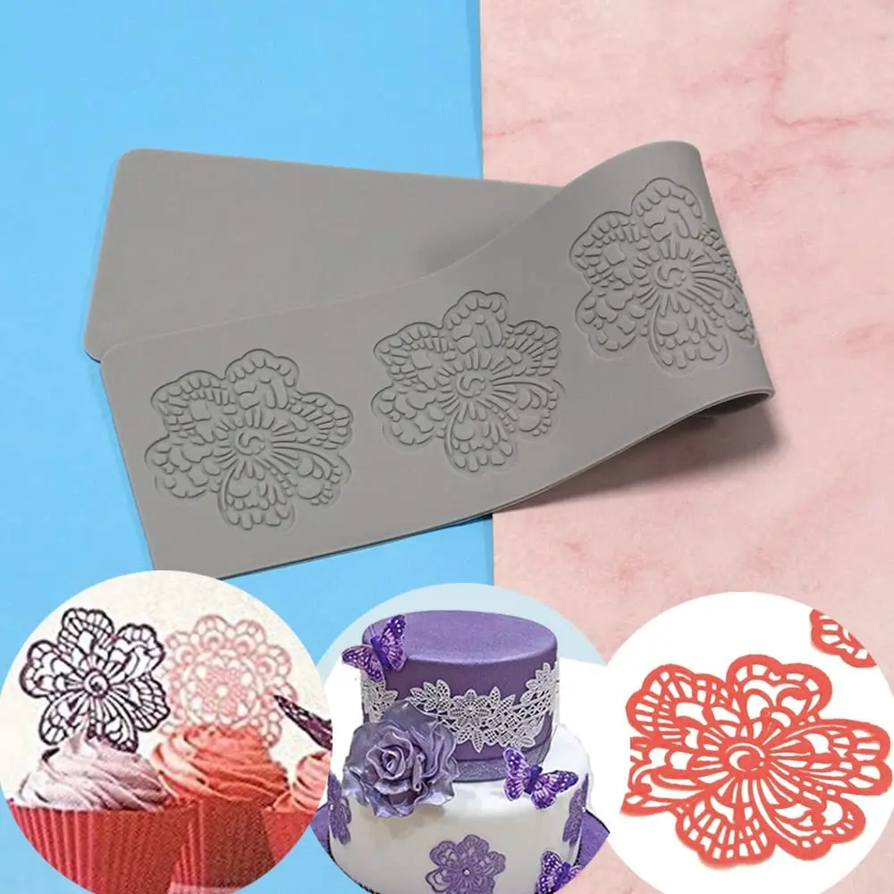 TUKE 3D Hollow Flower Chocolate Silicone Mold 39.07 cm (15.38 inch) | Food Grade BPA-Free for Baking & Crafts - view 2