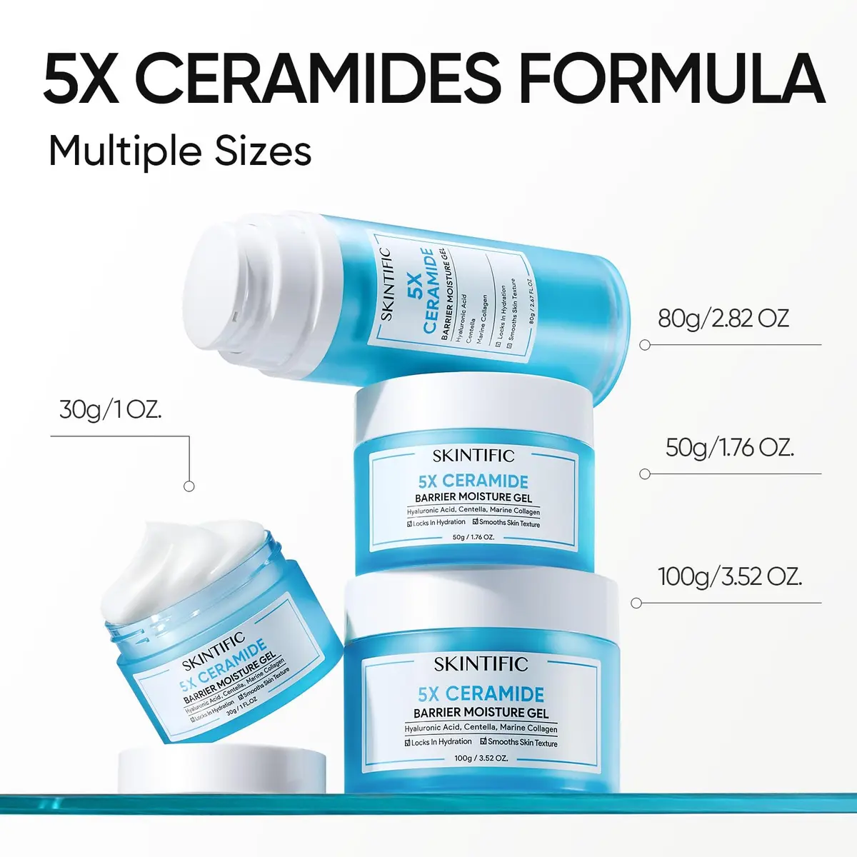 SKINTIFIC 5X Ceramide Barrier Repair Moisturizer for Sensitive Skin | Hydrates & Strengthens Skin Barrier - view 8