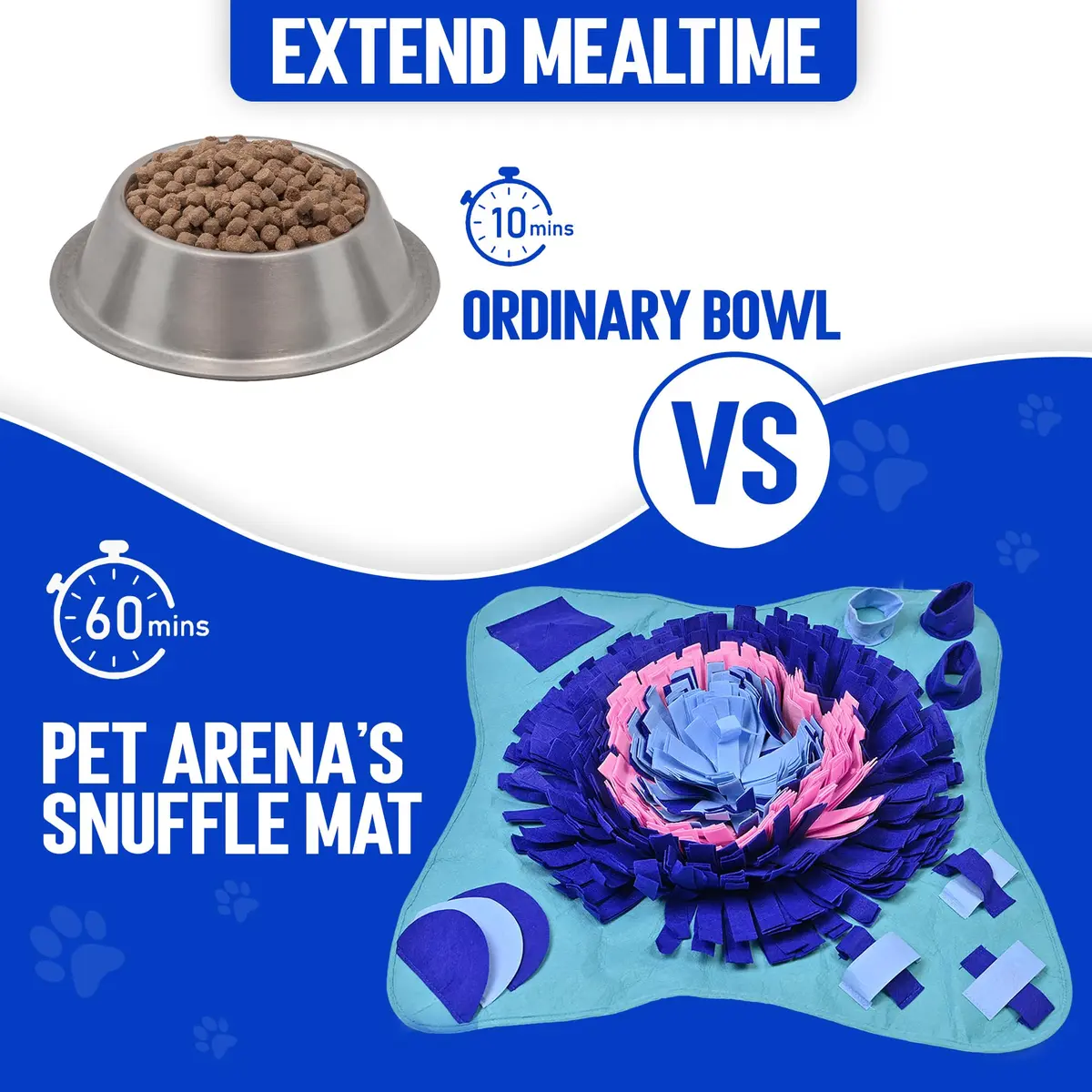 PET ARENA Large Sniffing Mat 25 x 25 Inch | Interactive Dog Puzzle Toy for Mental Stimulation - view 7
