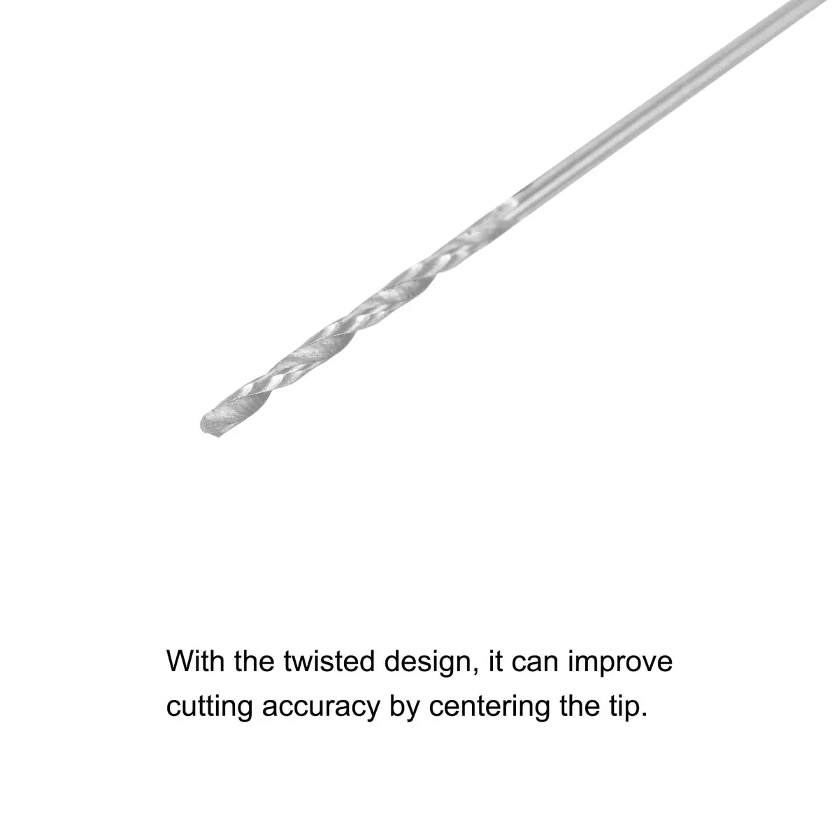 uxcell 10 Pcs 0.8mm HSS Twist Drill Bits | Fully Ground, Long Service Life, Suitable for Mild Steel Copper Aluminum - view 4