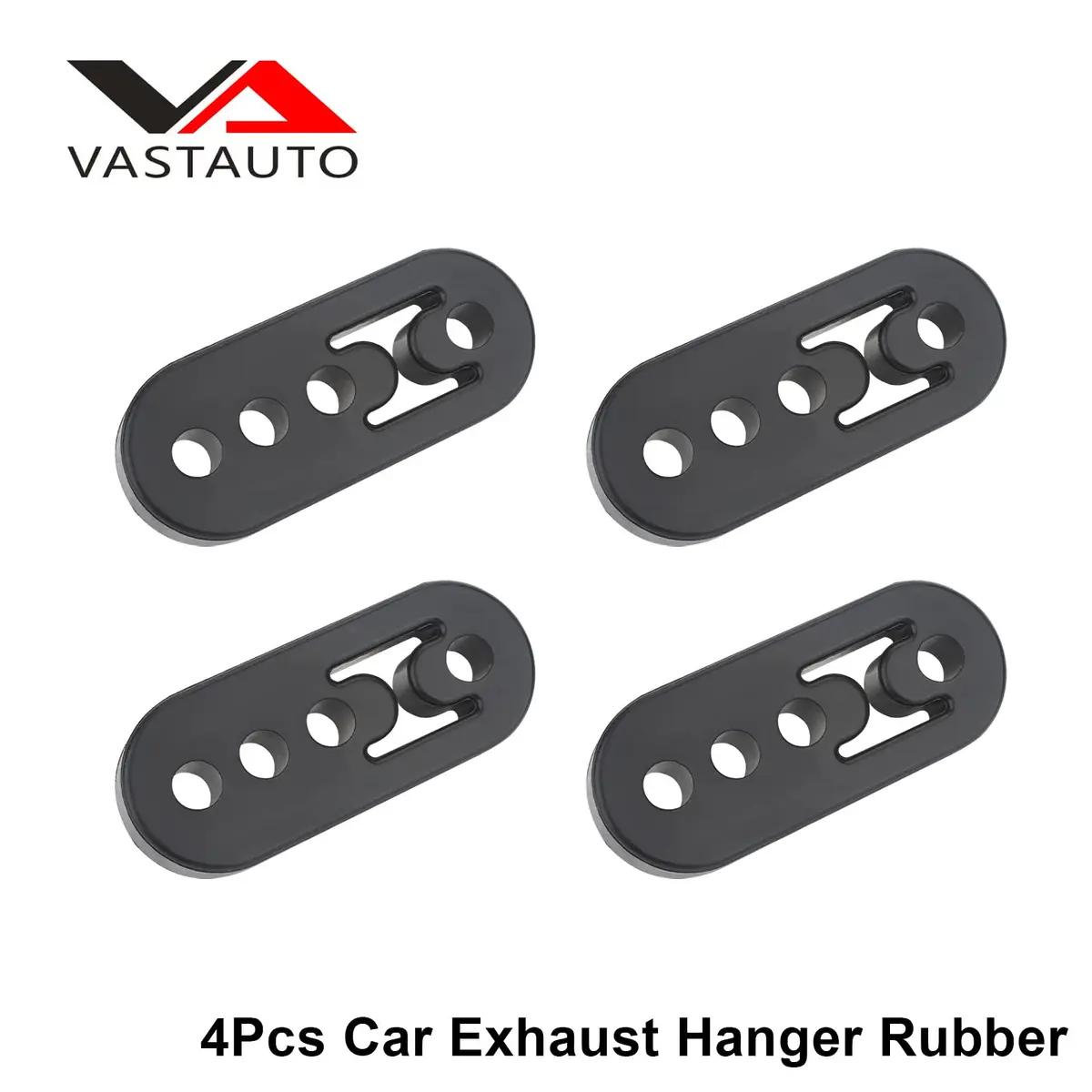 VASTAUTO 4 Holes 12mm Rubber Exhaust Hanger 4 Pack | High Density Tail Pipe Hanger - view 5