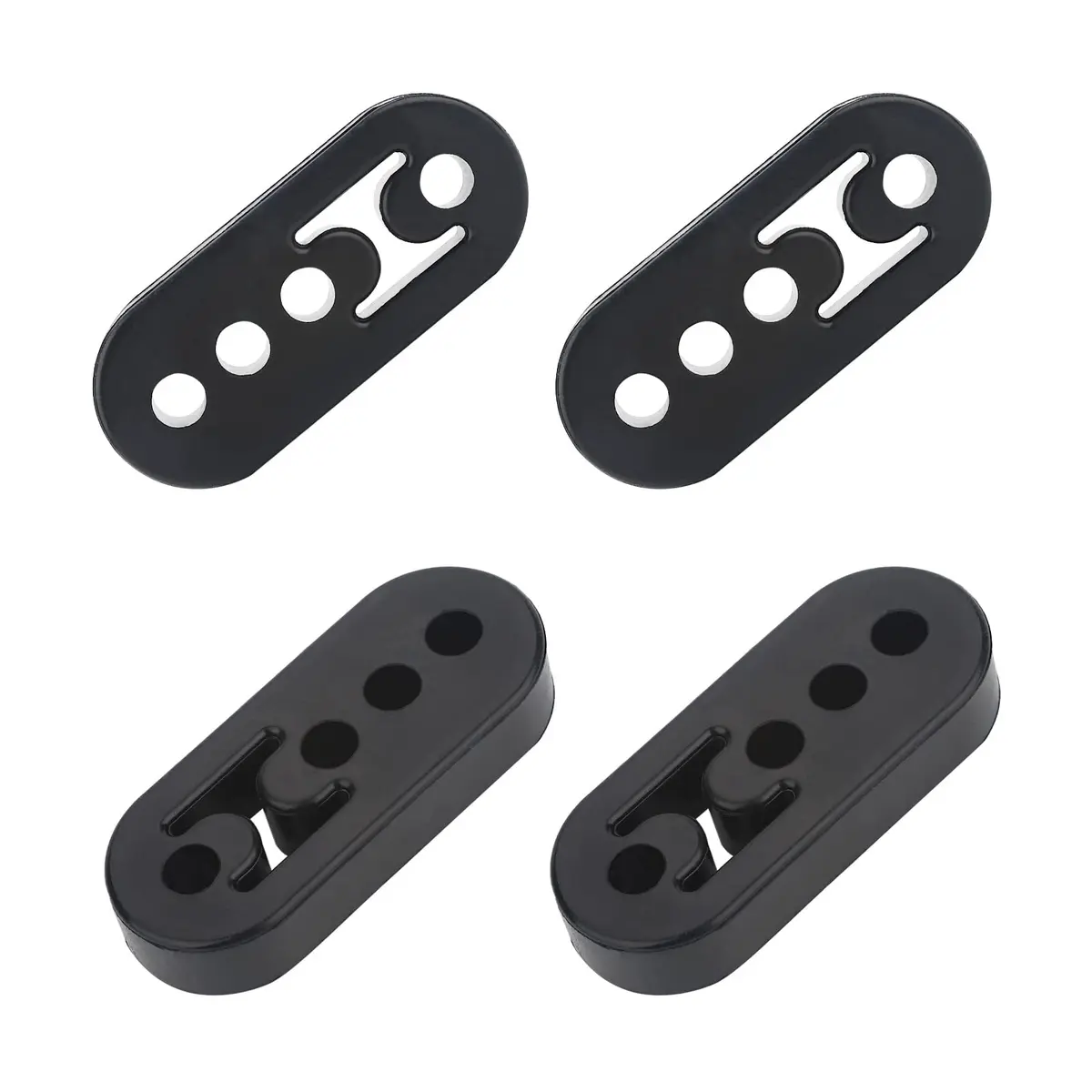 VASTAUTO 4 Holes 12mm Rubber Exhaust Hanger 4 Pack | High Density Tail Pipe Hanger - view 6