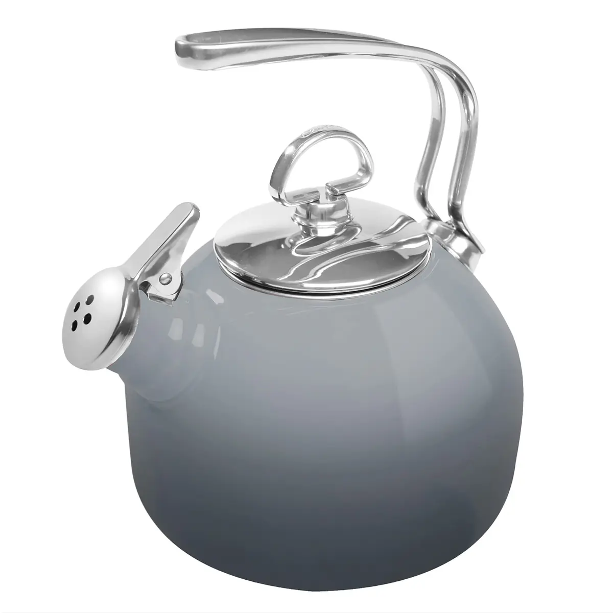 Chantal Enamel On Steel Classic Teakettle 1.8 Quarts | Timeless Design with Harmonica Whistle - main product image