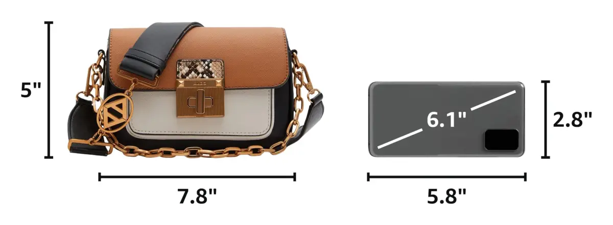 ALDO Women's Celestica Small Crossbody Bag - Light Brown | Chic Handbag for Every Occasion - view 3