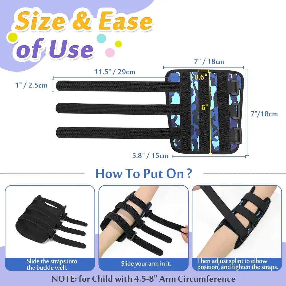 Mybow Thumb Sucking Stop for Kids Elbow Brace (2 PCS) | Prevents Thumb Sucking & Nail Biting - view 6