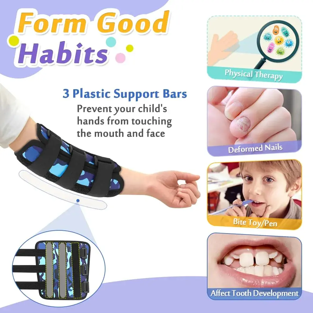 Mybow Thumb Sucking Stop for Kids Elbow Brace (2 PCS) | Prevents Thumb Sucking & Nail Biting - view 3