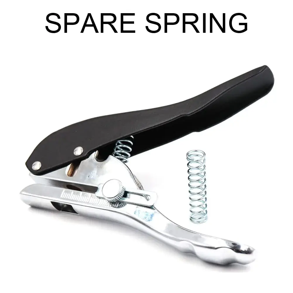 SKQOUI Single Hole Paper Punch with Countersink Drill | 8mm Hole Diameter, 20-Sheet Capacity - view 5