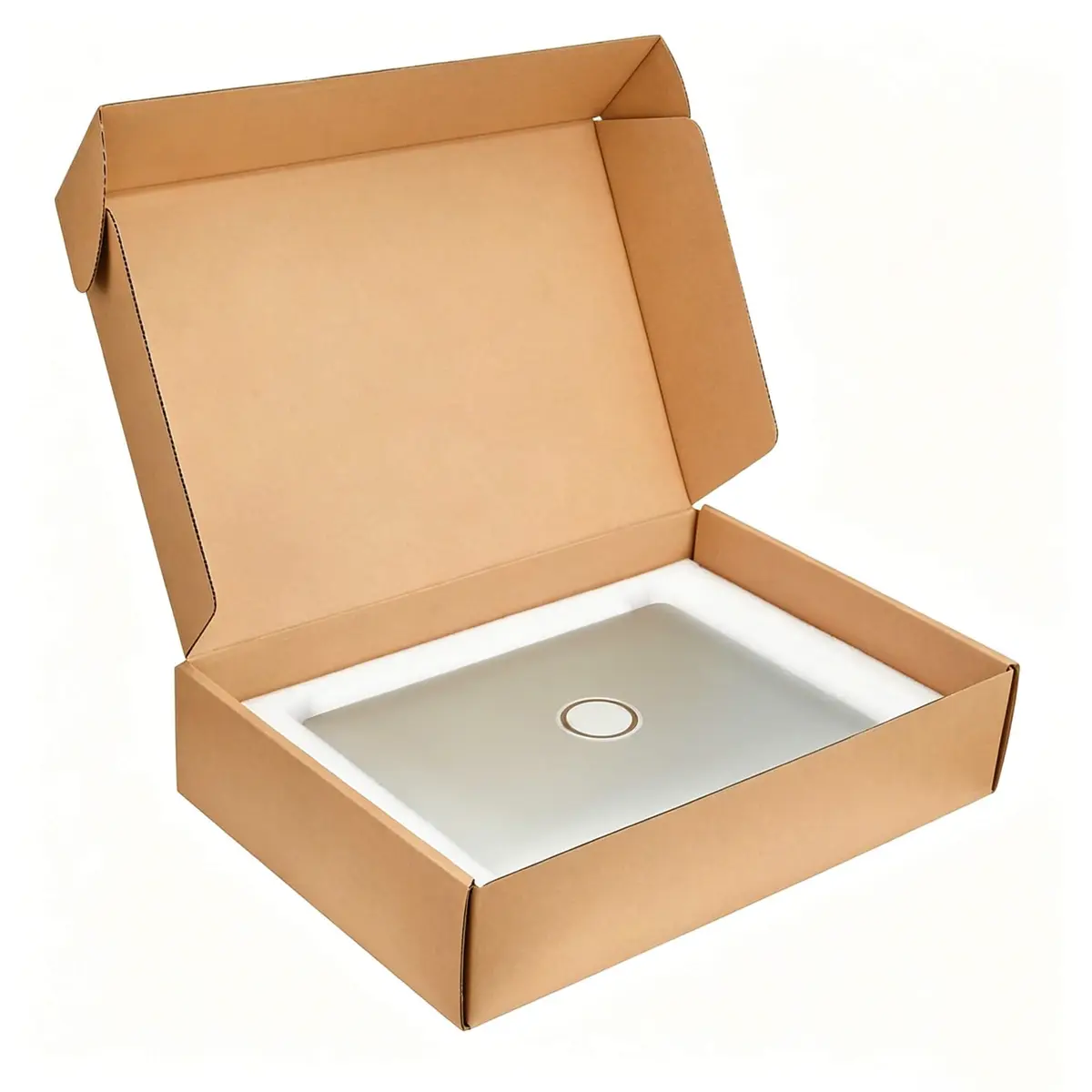 Iacoka Laptop Shipping Box with Foam Protection, Fits 15.15" x 10" x 1.38" Laptops - view 2