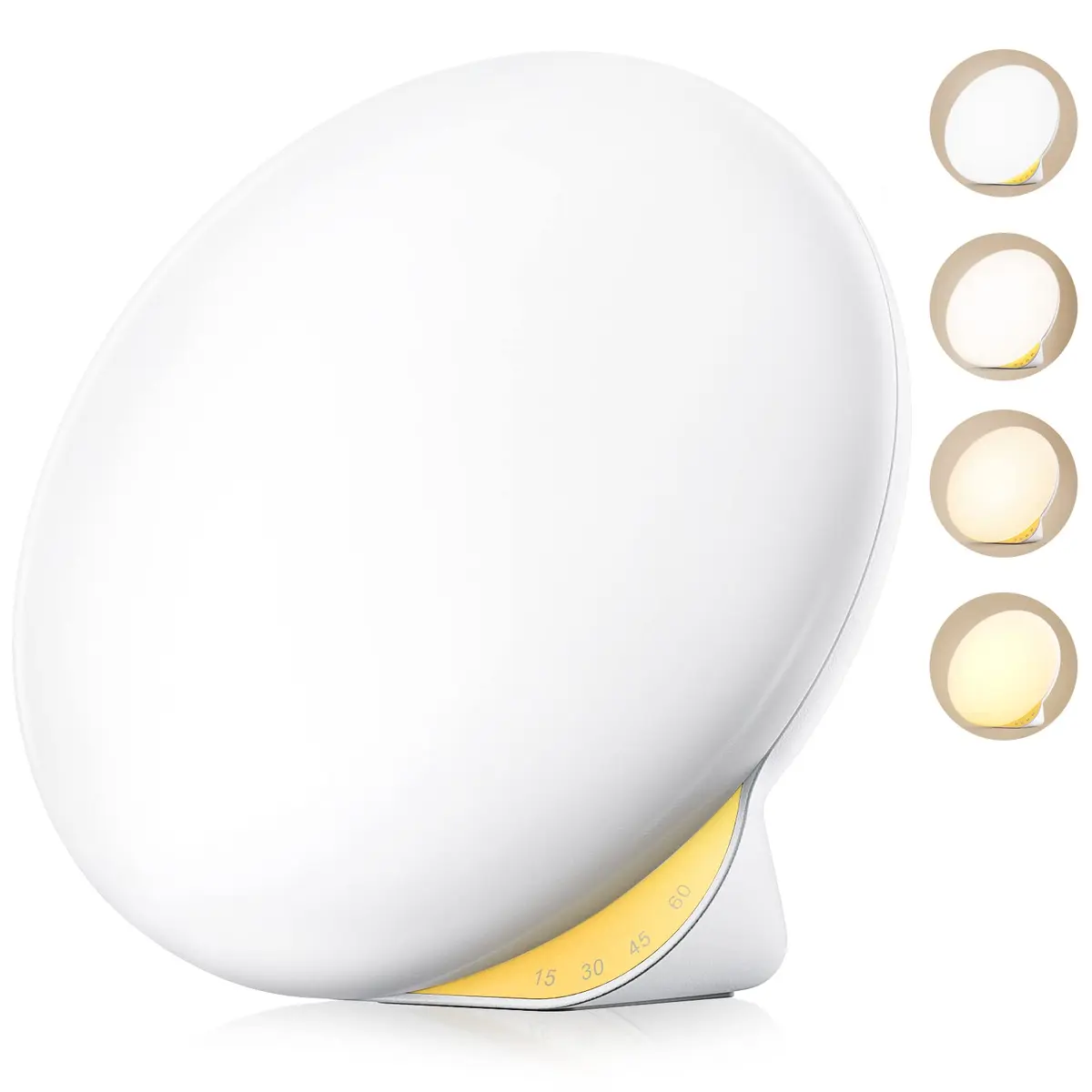 MediAcous Light Therapy Lamp 10000 Lux UV-Free with Timer & Memory Function | Modern Desk Lamp - main product image