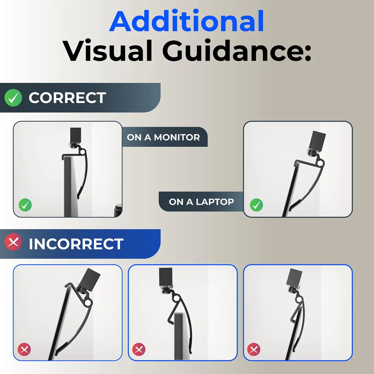 HumanCentric Video Conference Lighting Double Kit | Webcam Light for Streaming, Monitor and Laptop Light for Video Conferencing - view 9