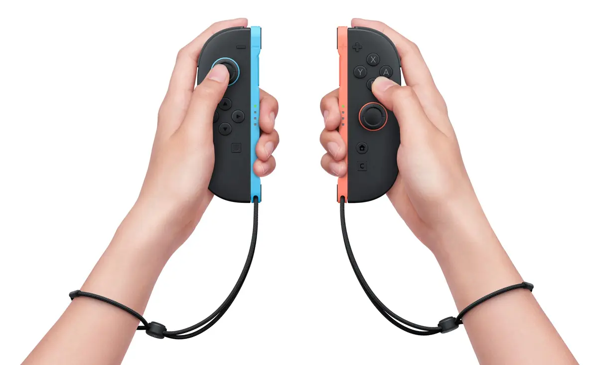 Nintendo Joy-Con 2 (L)/(R) Light Blue/Light Red Pair | Motion Controls & HD Rumble for Switch 2 - view 3