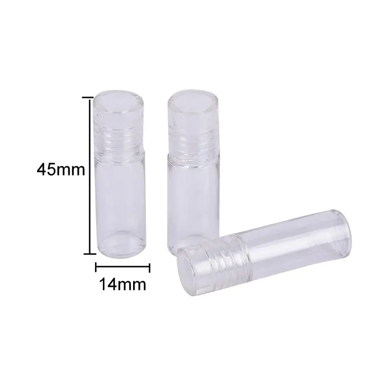 lasenersm Clear 3ml Mini Loose Powder Jars with Sifter (12-Pack) | Refillable Cosmetic Sample Containers - view 4