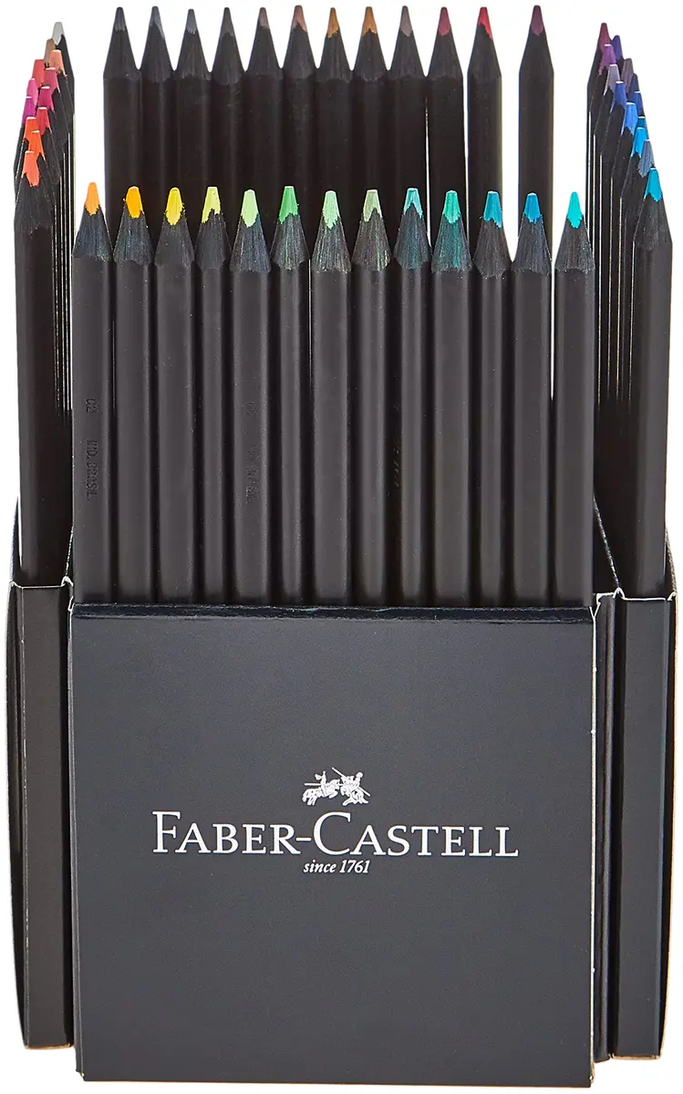 Faber-Castell Black Edition Colored Pencils, 50 Count (Pack of 50) | Smooth Color Laydown for Art & Drawing - view 4