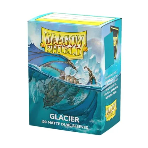 Dragon Shield Matte Dual Glacier Standard Size Card Sleeves (100 CT) | Premium TCG Protection - main product image