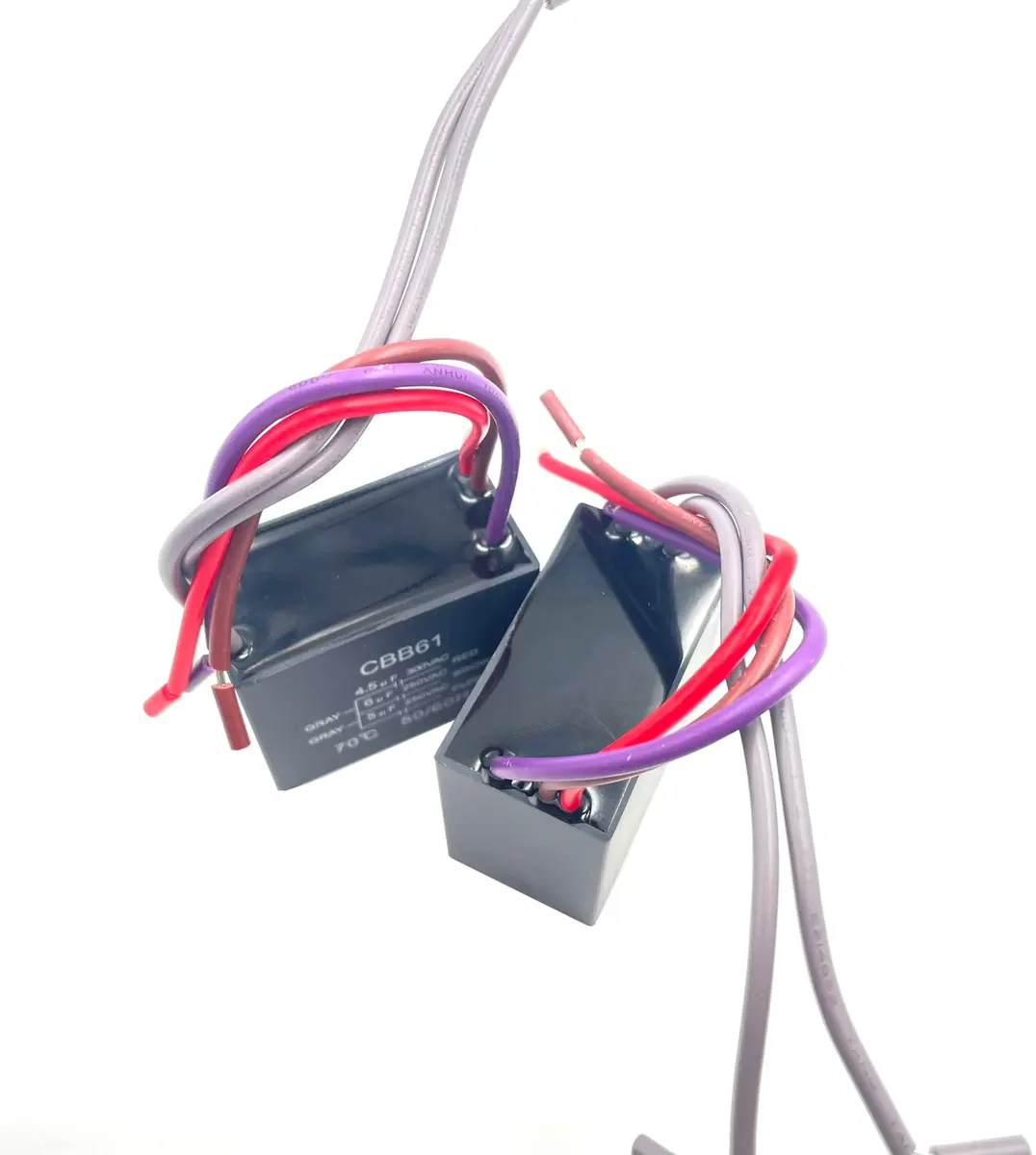 YJZR 5 Wire Ceiling Fan Capacitor CBB61 4.5uf+6uf+5uf 250VAC 50/60Hz | Replacement Part for Fan Speed Control - view 7
