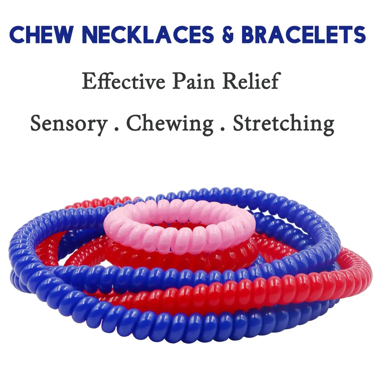 Olugu Sensory Chew Toys 12 Pack Rainbow | BPA-Free PLA Teethers for Kids with Autism ADHD SPD - view 5